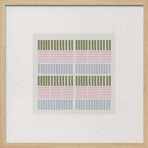 Tablou înramat „Pastel Patterns” de THE MIUUS STUDIO