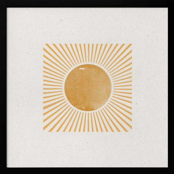 Tablou înramat „Radiant Sunburst” de THE MIUUS STUDIO