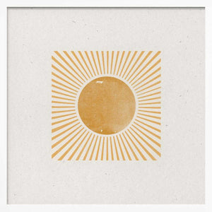 Tablou înramat „Radiant Sunburst” de THE MIUUS STUDIO