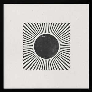 Tablou înramat „Radial Eclipse” de THE MIUUS STUDIO