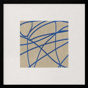 Tablou înramat „Blue Web Dance” de THE MIUUS STUDIO
