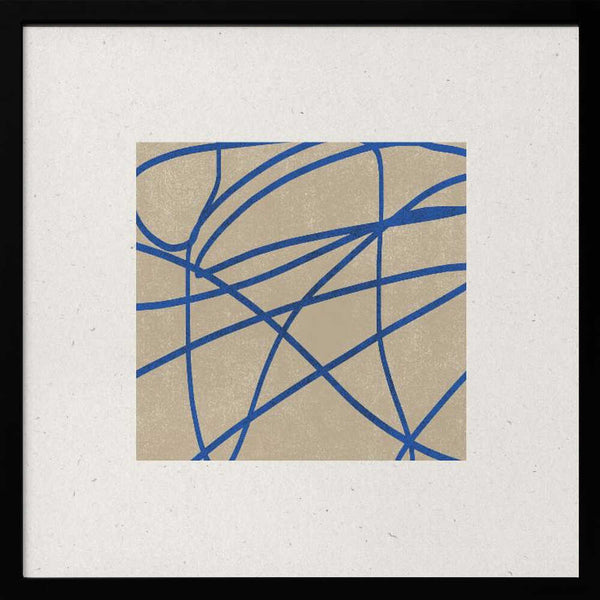 Tablou înramat „Blue Web Dance” de THE MIUUS STUDIO