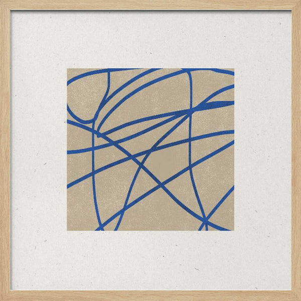 Tablou înramat „Blue Web Dance” de THE MIUUS STUDIO