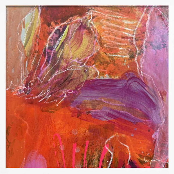 Tablou înramat „Vibrant Whirlwind” de Dorothy Fagan