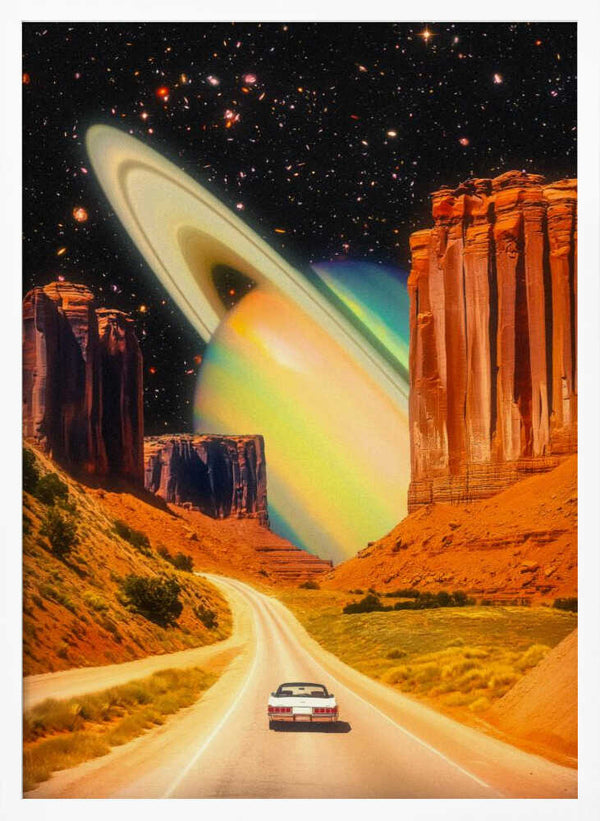 Tablou înramat „Road Trip to the Rings of Infinity” de Taudalpoi