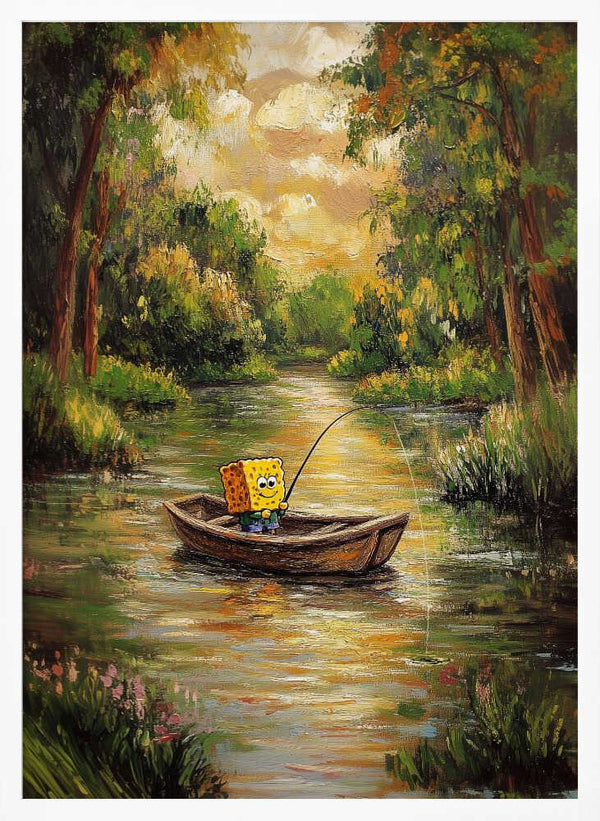 Tablou înramat „Bob by the river” de Dikhotomy