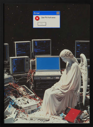 Tablou înramat „System Error” de Dikhotomy