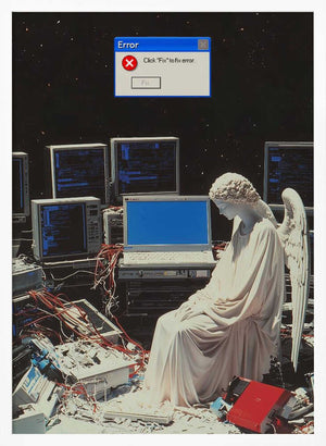 Tablou înramat „System Error” de Dikhotomy
