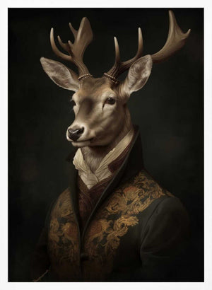 Tablou înramat „Stag Portrait” de Andreas Magnusson