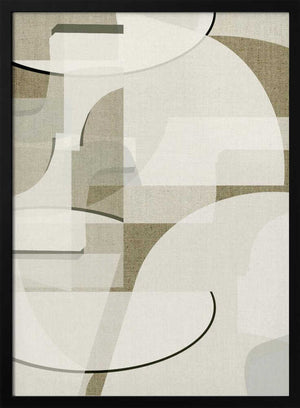 Tablou înramat „Neutral Curves 1” de cartissi