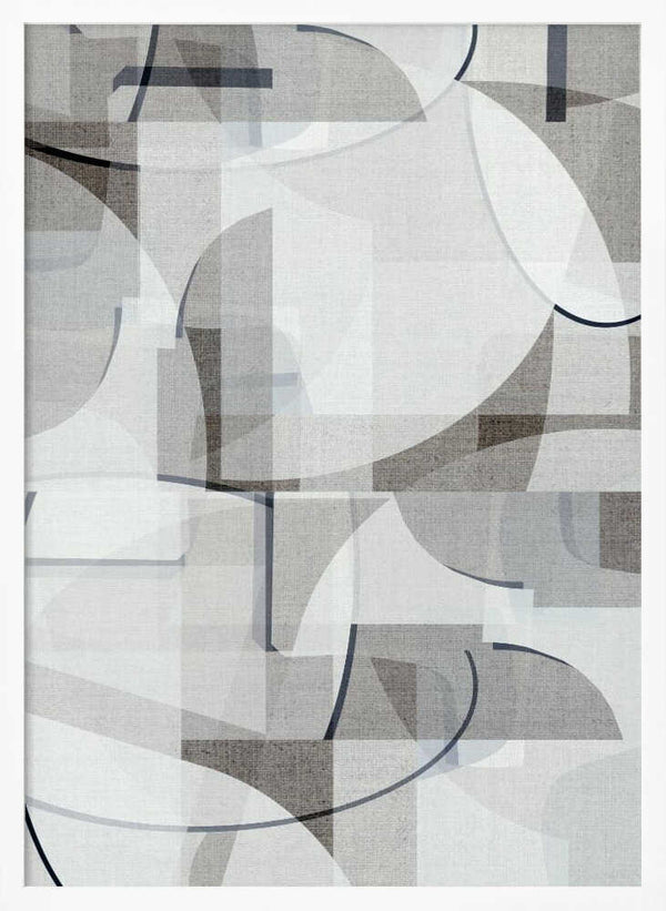 Tablou înramat „Neutral Curves 4” de cartissi