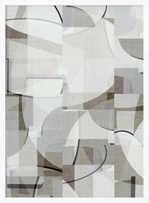 Tablou înramat „Neutral Curves 7” de cartissi