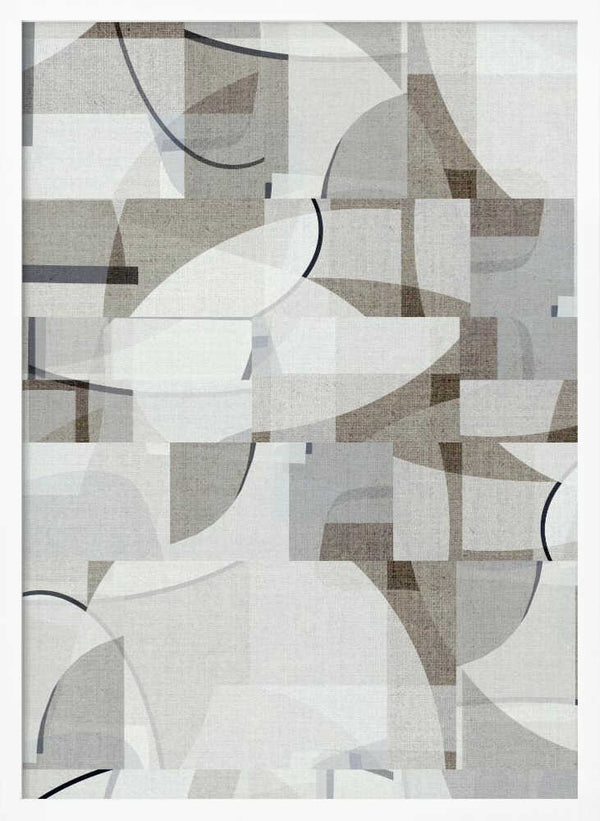Tablou înramat „Neutral Curves 8” de cartissi