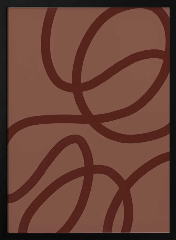 Tablou înramat „Loops in Motion” de Treechild