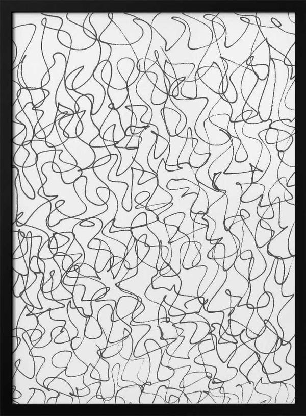 Tablou înramat „Chaotic Line 2” de Isabelle Brent