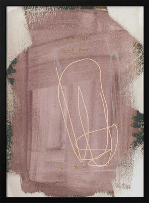Tablou înramat „Abstract Brush Strokes 183 Kopie” de Mareike Böhmer