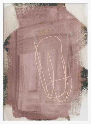 Tablou înramat „Abstract Brush Strokes 183 Kopie” de Mareike Böhmer