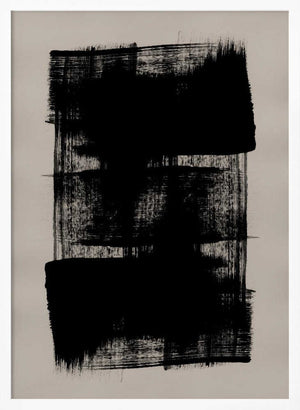 Tablou înramat „Abstract Brush Strokes 180Y” de Mareike Böhmer