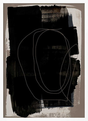 Tablou înramat „Abstract Brush Strokes 180Z” de Mareike Böhmer