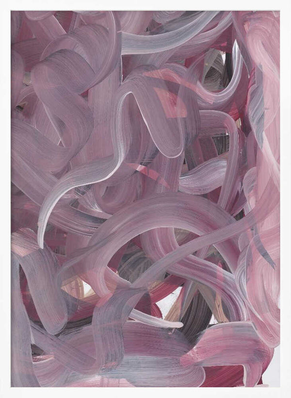 Tablou înramat „Pink abstract” de Maira Ribena