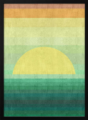 Tablou înramat „Stylized Sunset” de Vitor Costa