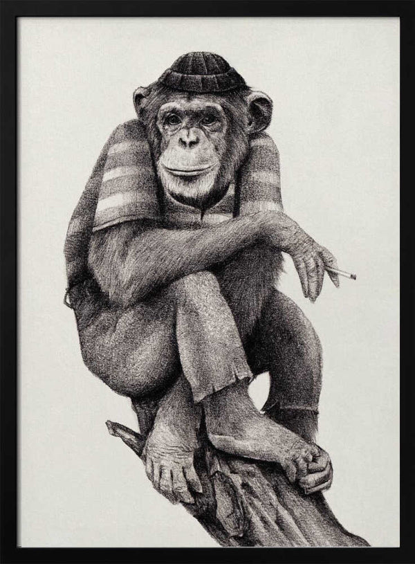 Tablou înramat „Smoke &amp;amp Chill” de Mike Koubou