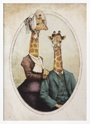 Tablou înramat „High Class Couple” de Mike Koubou