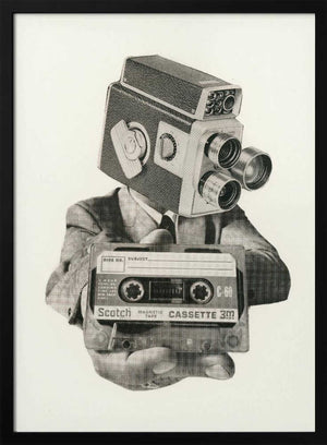 Tablou înramat „The Future Is Analog” de Mikhail Siskoff