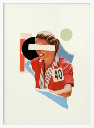 Tablou înramat „Blocked Identity” de Mikhail Siskoff