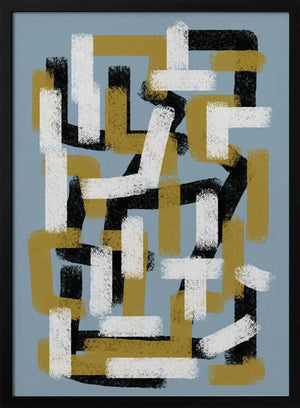 Tablou înramat „Abstract Pathways” de THE MIUUS STUDIO