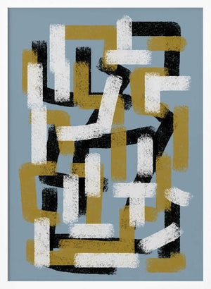 Tablou înramat „Abstract Pathways” de THE MIUUS STUDIO