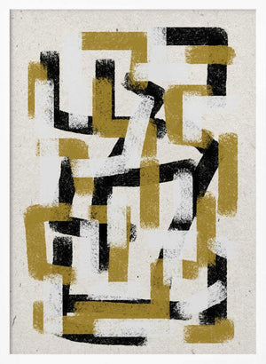 Tablou înramat „Labyrinthine Hues” de THE MIUUS STUDIO