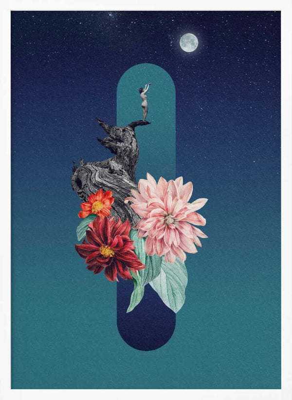 Tablou înramat „Full Moon” de Dominik Przerwa