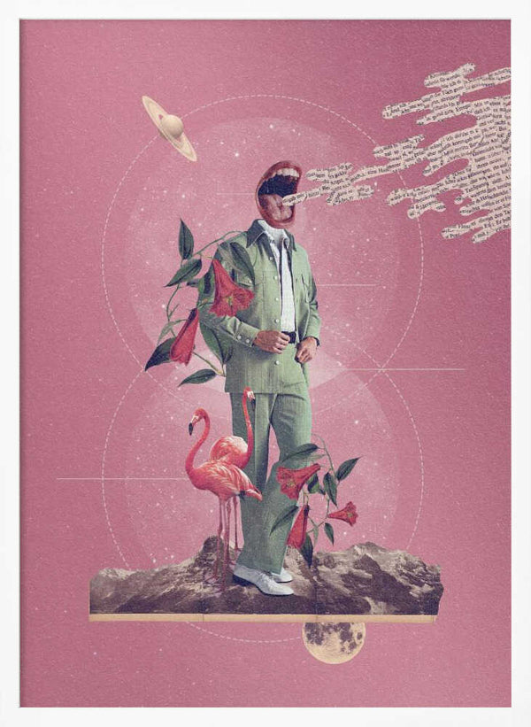 Tablou înramat „Tropical Theme” de Dominik Przerwa