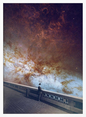 Tablou înramat „Luminous Galaxy” de Dominik Przerwa
