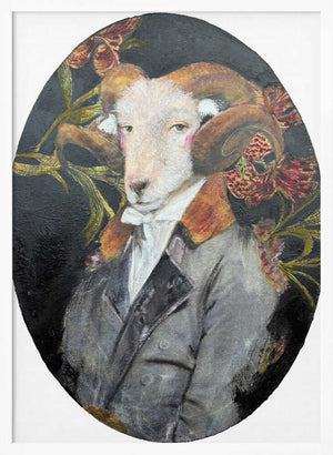 Tablou înramat „Regal Ram Portrait” de Karenina Fabrizzi