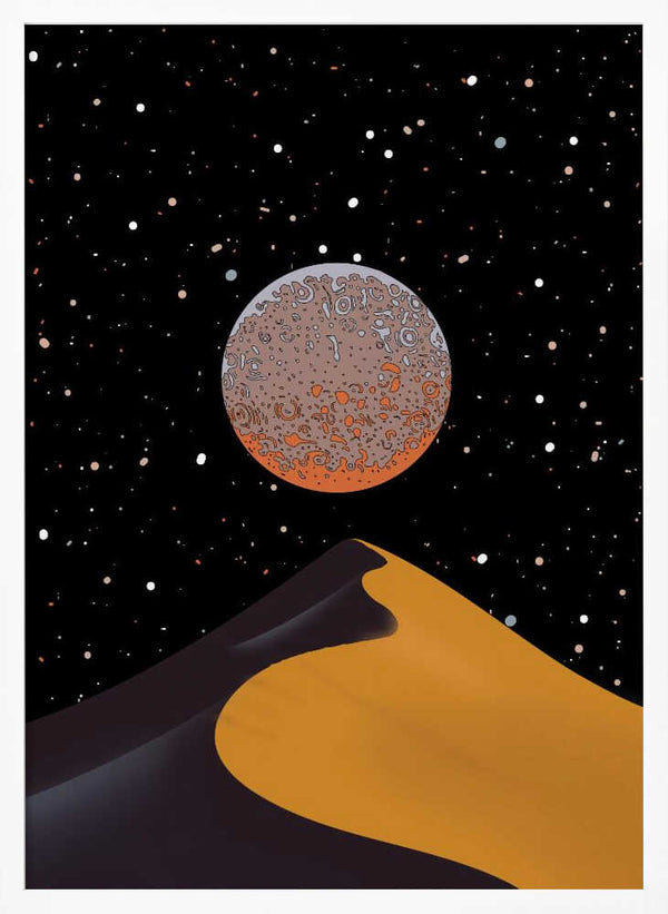 Tablou înramat „Celestial Dunescape” de Nicholas