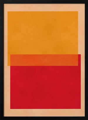 Tablou înramat „Bold Color Blocks” de Vitor Costa