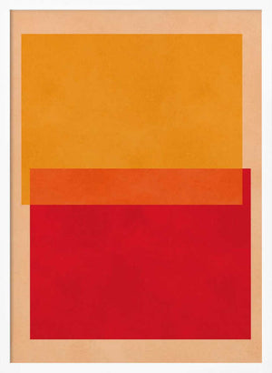 Tablou înramat „Bold Color Blocks” de Vitor Costa