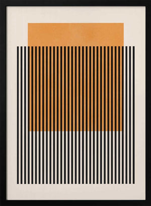 Tablou înramat „Black Vertical Stripes” de Vitor Costa