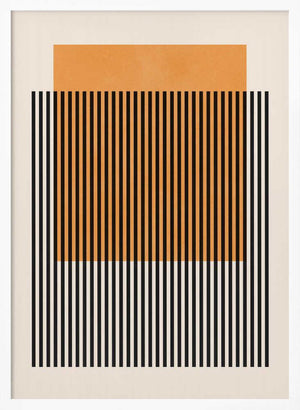 Tablou înramat „Black Vertical Stripes” de Vitor Costa