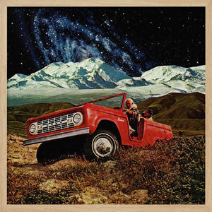 Tablou înramat „The Stars Are Brighter Way Out Here” de Mikhail Siskoff