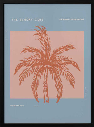Tablou înramat „Sunkissed Oasis” de Treechild