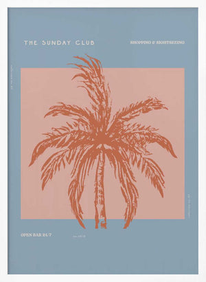 Tablou înramat „Sunkissed Oasis” de Treechild