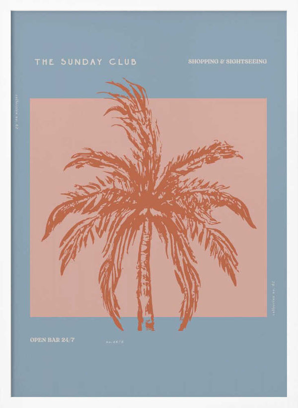 Tablou înramat „Sunkissed Oasis” de Treechild