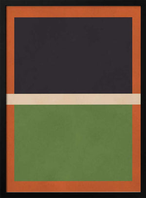 Tablou înramat „Bold Geometric Blocks” de Vitor Costa