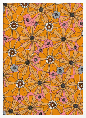 Tablou înramat „70s Floral” de Nicholas