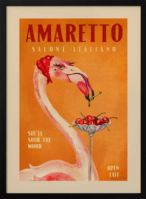 Tablou înramat „Flamingo Delight” de The Whiskey Ginger