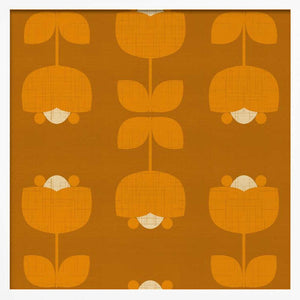 Tablou înramat „Retro Tulip Illustration” de Dina Dankers