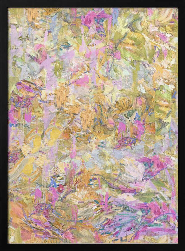 Tablou înramat „Repeatpattern Moningpond Yellow” de Dorothy Fagan